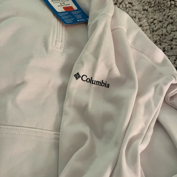 Columbia White Pullover 1/2 zip women’s small NWT - Picture 4 of 4